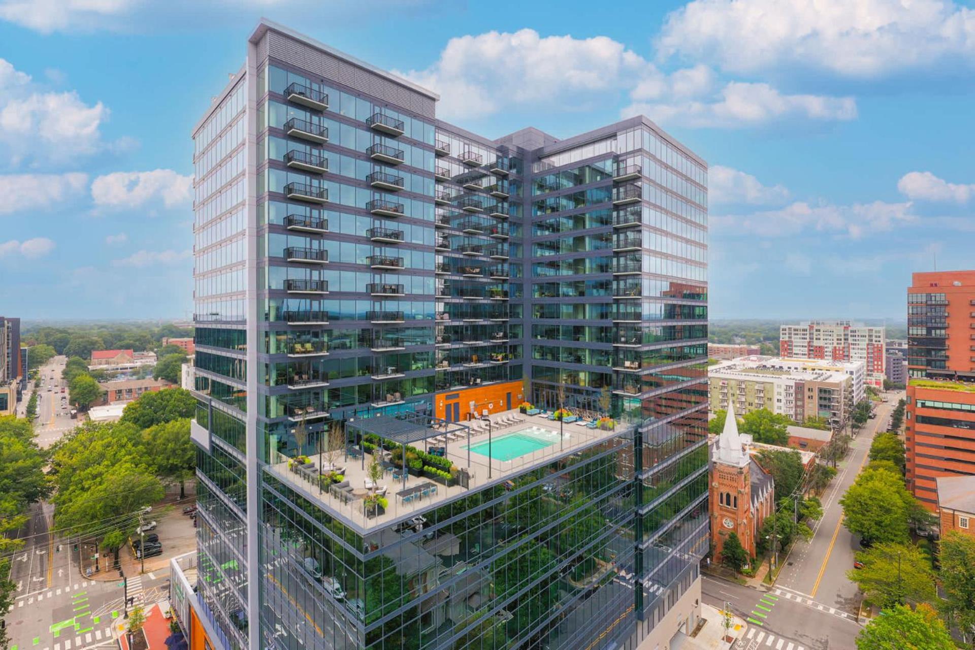 High-Rise Apt Raleigh Free Parking & Sunset View 1 ภายนอก รูปภาพ